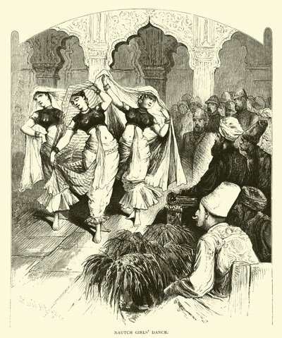 Dans van Nautch-meisjes door American School