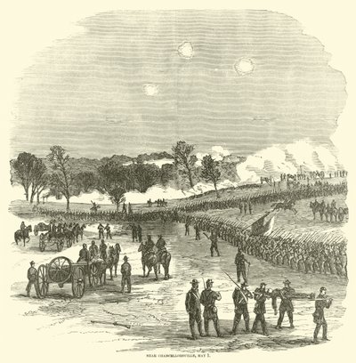 Bij Chancellorsville, 1 mei door American School