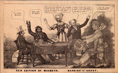 Nieuwe Editie van Macbeth. Bonk-Ohs! Geest, 1837 door American School
