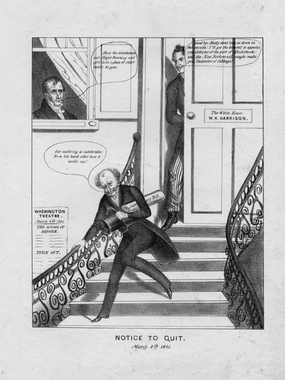 Kennisgeving om te vertrekken: 4 maart 1841 door American School