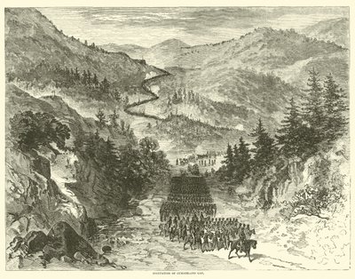 Bezetting van Cumberland Gap, september 1863 door American School
