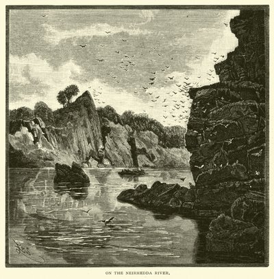 Aan de Neirhedda-rivier door American School