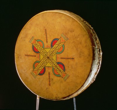 Osage drum, uit Oklahoma door American School