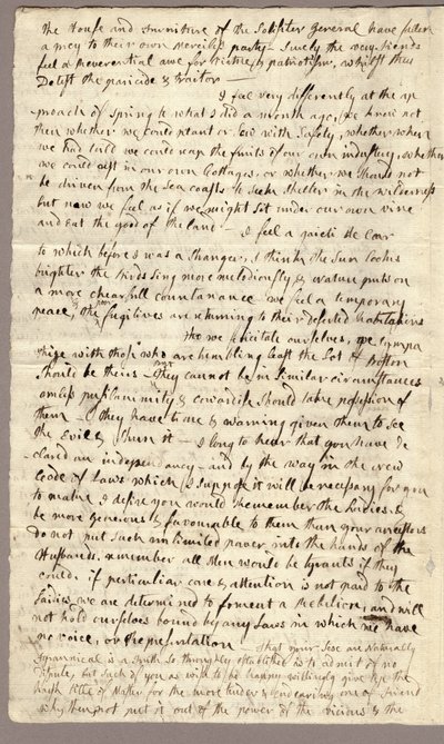 Pagina 2, Brief van Abigail Adams aan John Adams, 31 Maart - 5 April 1776 door American School