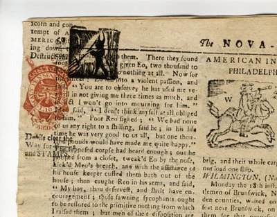Pagina uit de Halifax Gazette, of The Weekly Adviser, Nova Scotia, 12-19 december, 1765 door American School
