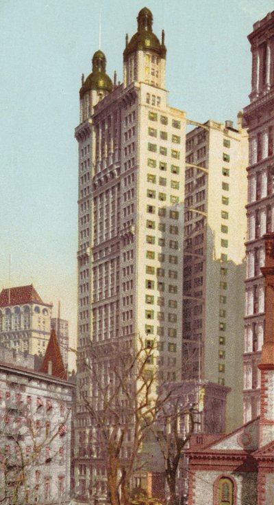 Park Row Building, New York, ca. 1900-09 door American School
