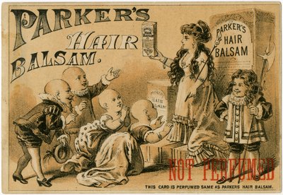 Parkers Haarbalsem [handelskaart] door American School