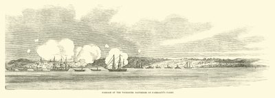 Doortocht van de Vicksburg-batterijen door Farraguts vloot, juni 1862 door American School
