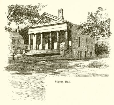 Pilgrim Hall, Plymouth door American School
