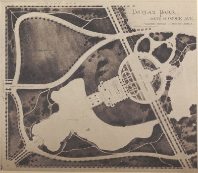 Plan van Douglas Park Wintertuin door American School