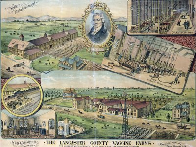 Plan van de Lancaster County Vaccine Farms, Nebraska door American School