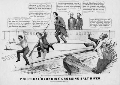 Politieke Blondins die de Salt River oversteken door American School