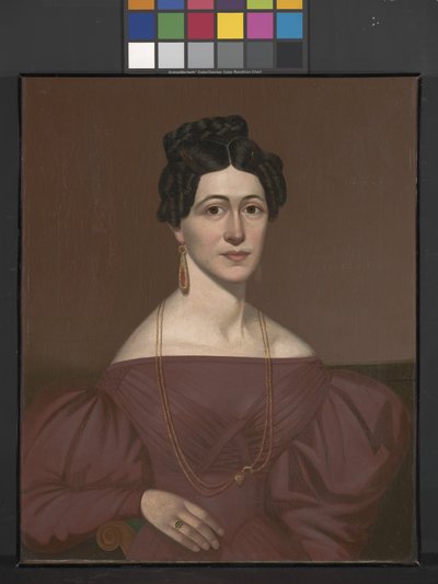 Portret van Eliza C. Ayres door American School
