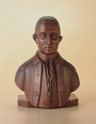 Portretbuste van George Washington (1732-99) c.1810 (hout) door American School