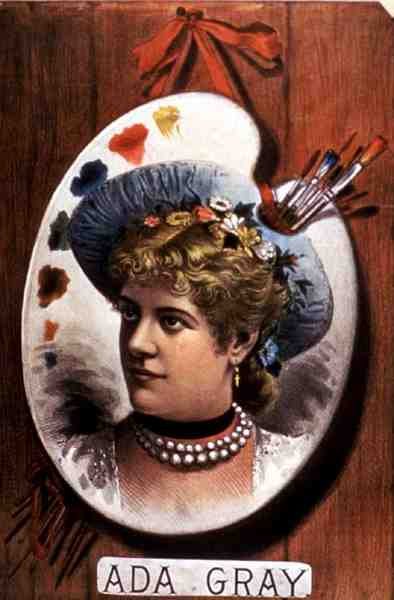 Portret van Ada Gray door American School