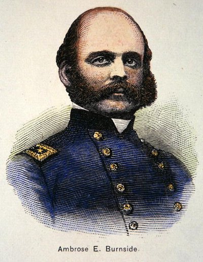 Portret van Ambrose E. Burnside door American School