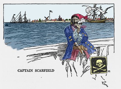 Portret van Kapitein Scarfield: 