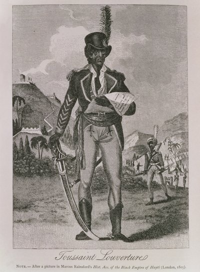 Portret van Francois Dominique Toussaint-Louverture (c.1743-1803) door American School