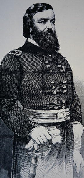 Portret van Generaal-majoor John Pope door American School