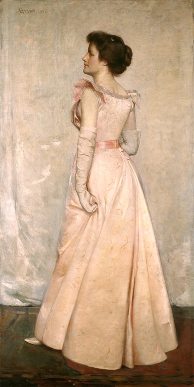 Portret van mevrouw Oliver Dennett Grover door American School