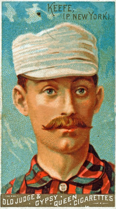 Portret van Tim Keefe, 1887 door American School
