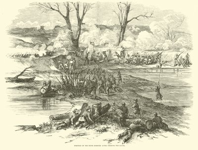 Positie van de Zesde Missouri na het oversteken van de Bayou, december 1862 door American School