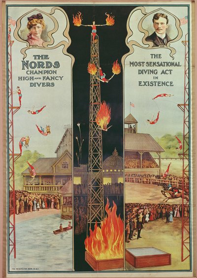 Poster ter promotie van The Nords - Champion High and Fancy Divers door American School