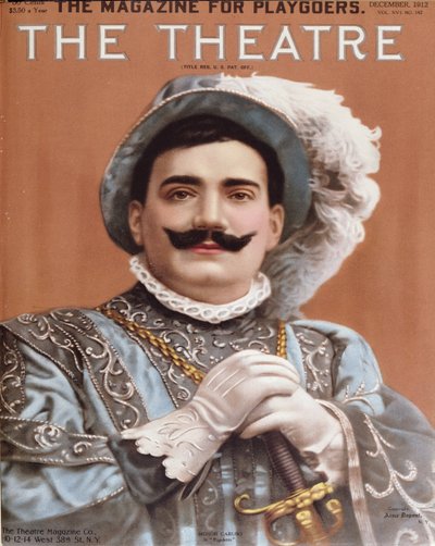 Poster met Enrico Caruso (1873-1921) als Rigoletto, 1912 door American School
