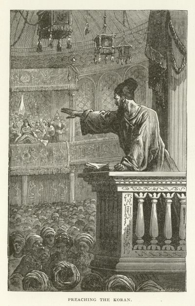 Prediking van de Koran door American School