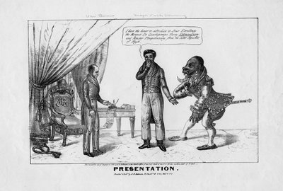 Presentatie, uitgegeven door H R Robinson, New York, 1839 door American School