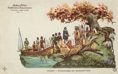 Aankoop Manhattan (kleurenlitho) door American School