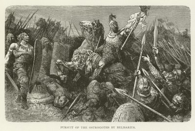 Achtervolging van de Ostrogoten door Belisarius door American School