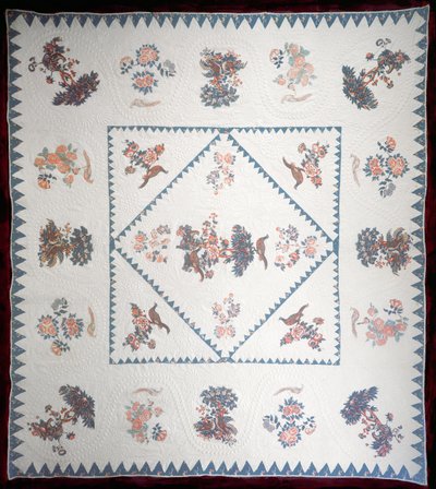 Quilt in Broderie Perse door American School