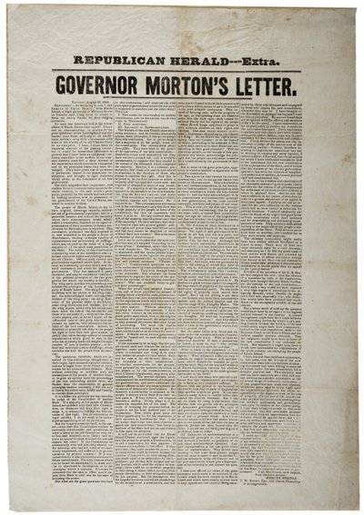Republican Herald- Extra, 27 augustus 1842 door American School