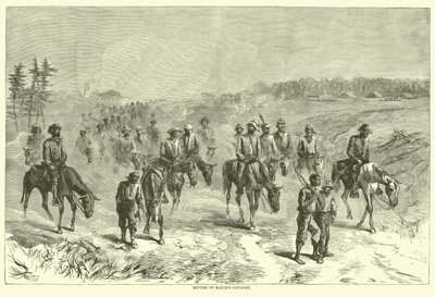 Terugkeer van Kautzs cavalerie, juni 1864 door American School