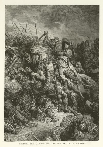 Richard Leeuwenhart bij de Slag om Ascalon, 1192 door American School
