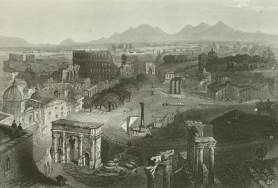 Ruïnes van het oude Rome door American School