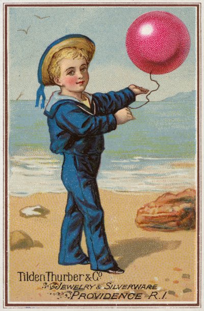 Matrozenjongen met rode ballon door American School
