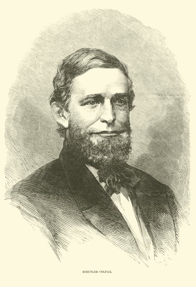 Schuyler Colfax, december 1865 door American School
