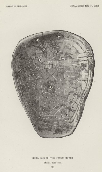 Schelp Gorget - De Menselijke Figuur door American School