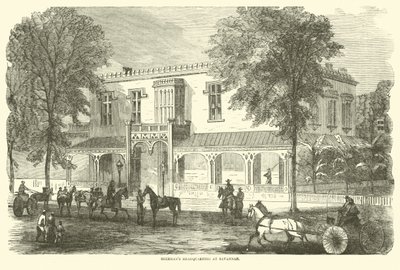 Shermans hoofdkwartier in Savannah, december 1864 door American School
