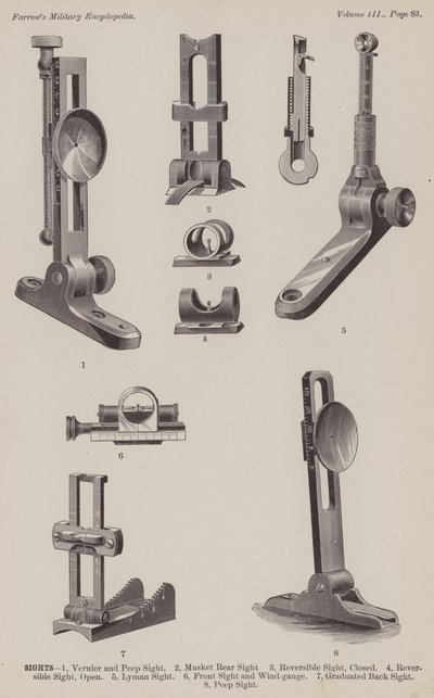 Bezienswaardigheden (gravure) door American School