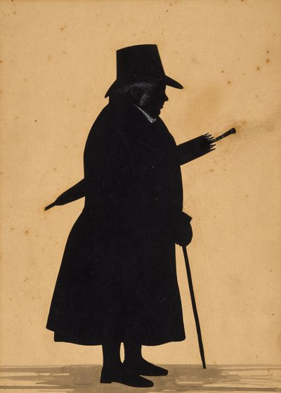 Silhouet, ca. 1830 door American School