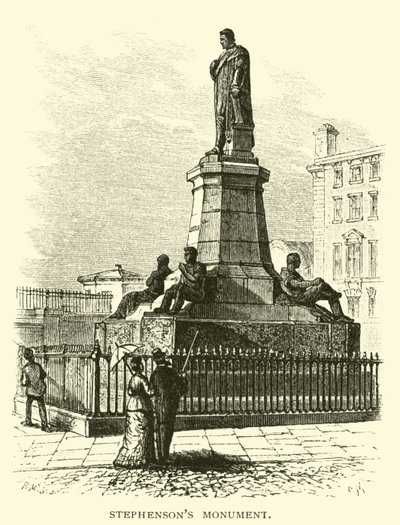 Stephensons Monument door American School