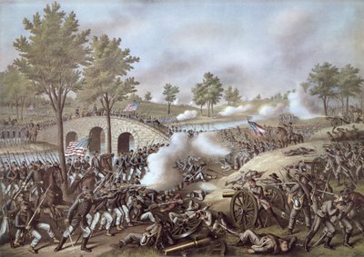 De Slag bij Antietam door American School