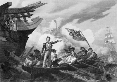 De Slag bij Lake Erie door American School