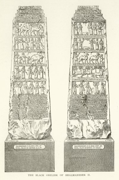 De Zwarte Obelisk van Salmanasser II door American School