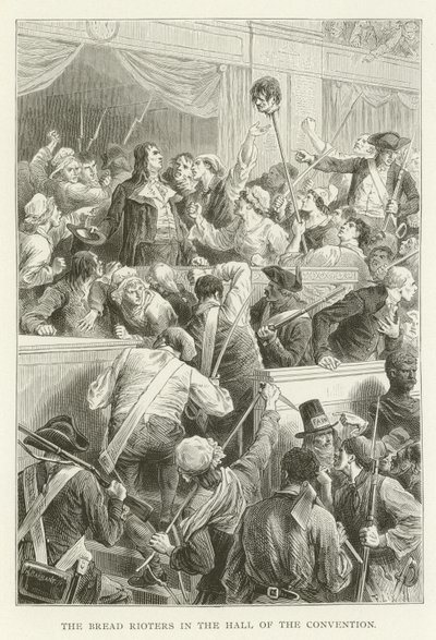 De broodrellen in de zaal van de Conventie door American School