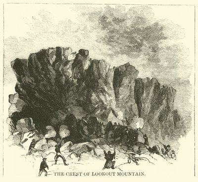 De top van Lookout Mountain, november 1863 door American School