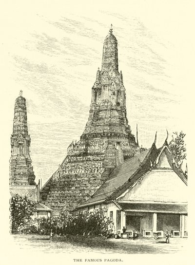 De beroemde pagode door American School